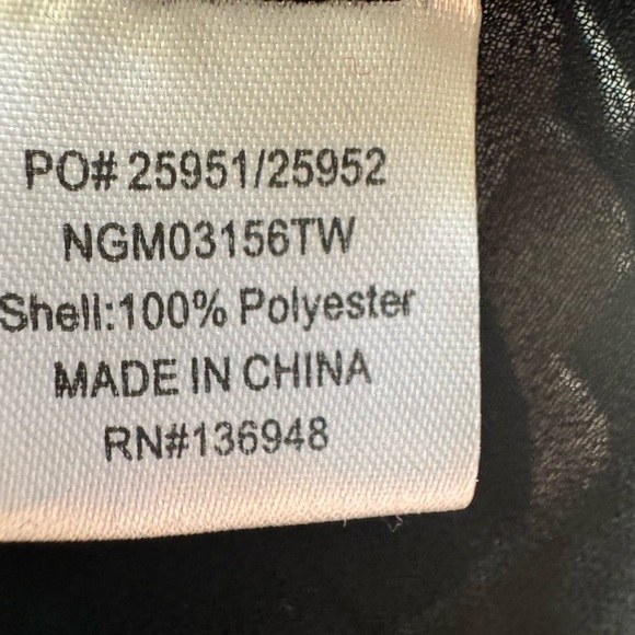 Nasty Gal women’s sheer button shirt with tie size small - Picture 10 of 10